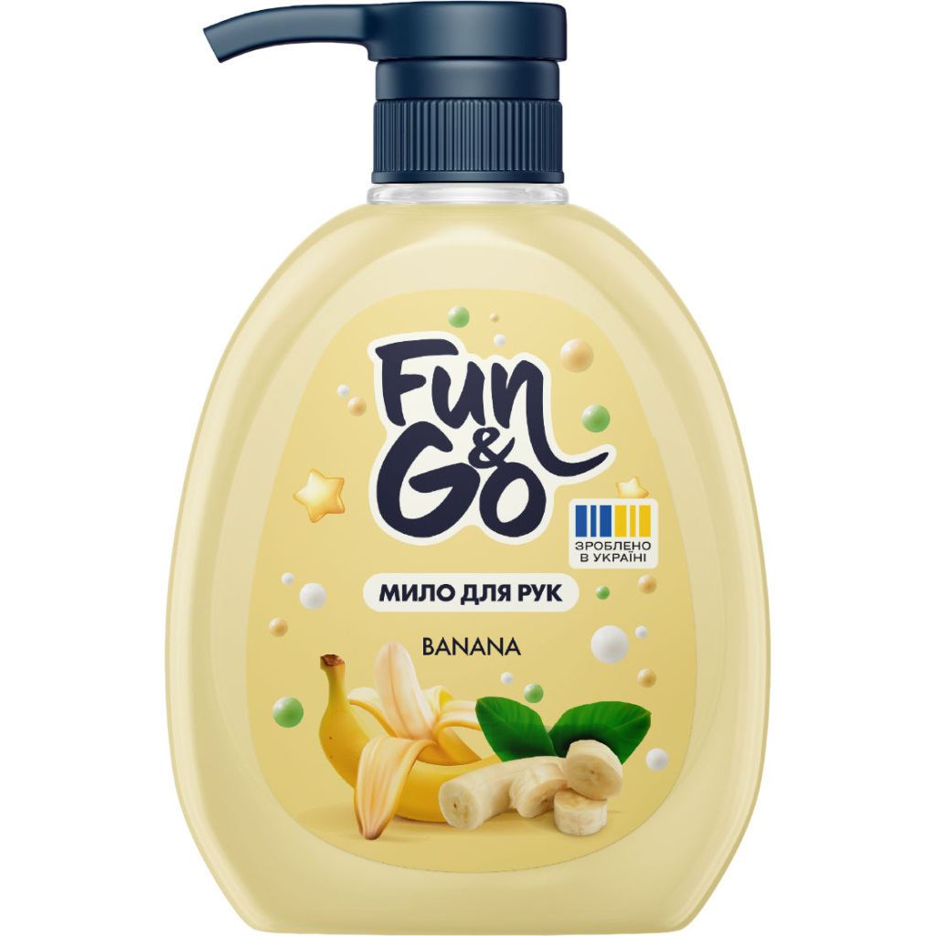 Рідке мило Fun&Go Banana 300 мл (4820204701789) - фото 1