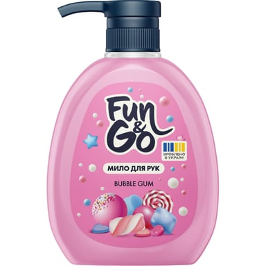 Рідке мило Fun&Go Bubble Gum 300 мл (4820204701765) - фото 1