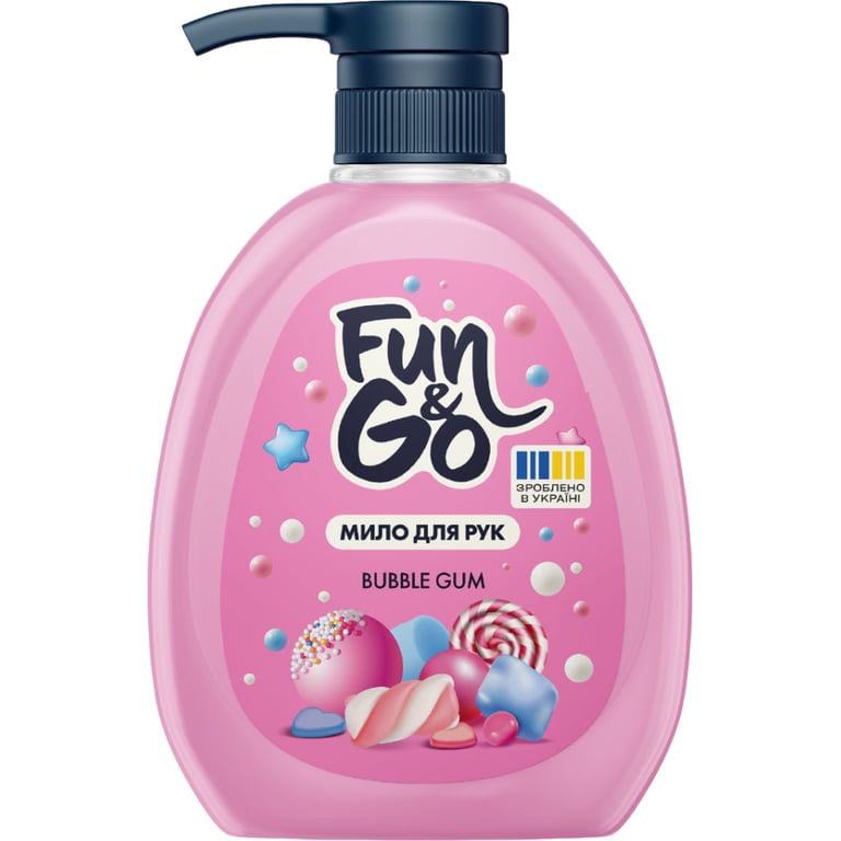 Рідке мило Fun&Go Bubble Gum 300 мл (4820204701765) - фото 1