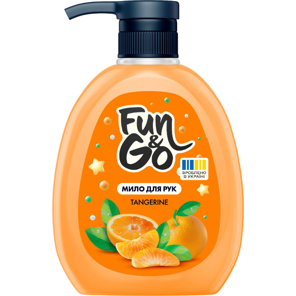 Рідке мило Fun&Go Tangerine 300 мл (4820204702038) - фото 1 Рідке мило Fun&Go Tangerine 300 мл (4820204702038) - фото 1
