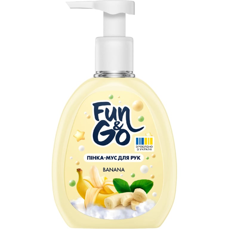 Мило-пінка Fun&Go Banana 300 мл (4820204701802) - фото 1