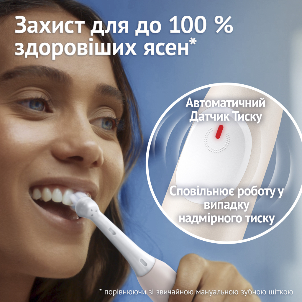 Електрична зубна щітка Oral-B iO2 Series Calm Pink - фото 4 Електрична зубна щітка Oral-B iO2 Series Calm Pink - фото 4