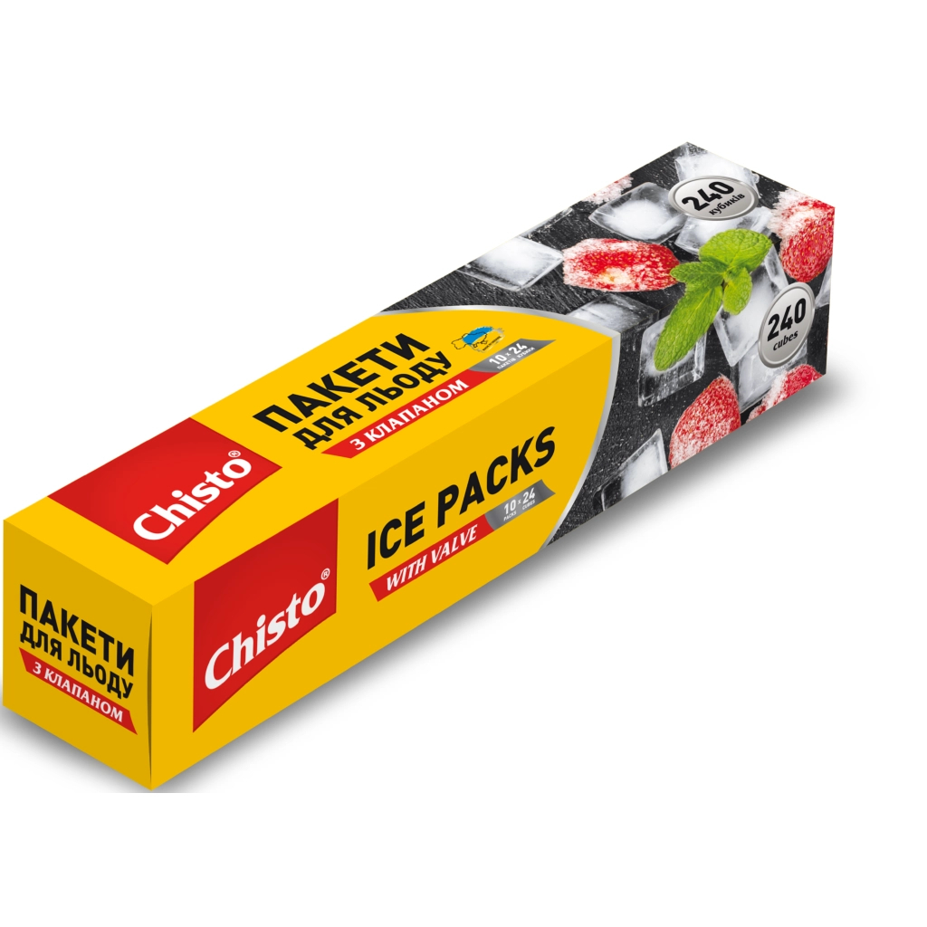 Пакетики для льоду Chisto 240 кубиків (4823098414414) - фото 1