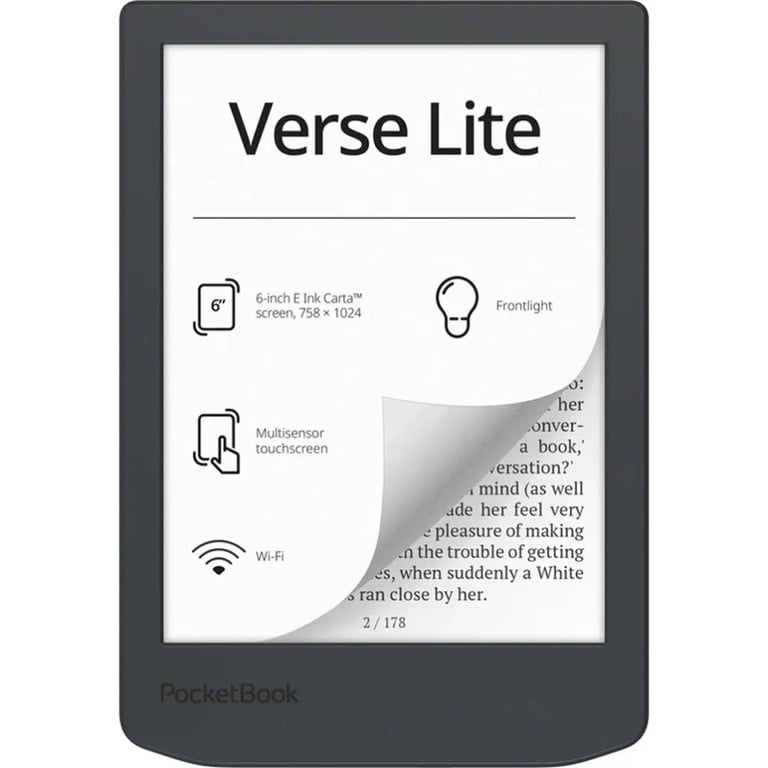 Електронна книга Pocketbook 619 Verse Lite, Midnight Grey (PB619-T-CIS) - фото 1
