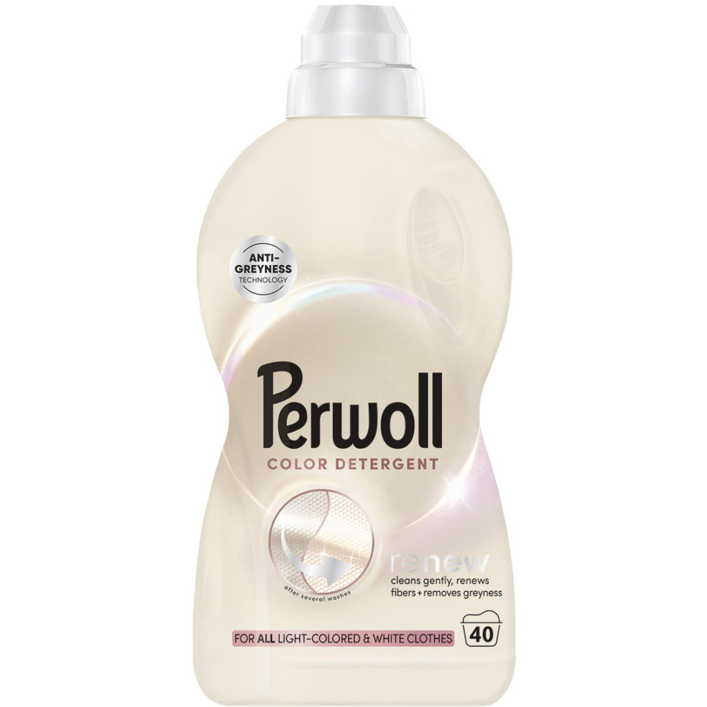 Гель для прання Perwoll Renew Для світлих та білих речей 2 л (9000101827026) - фото 1 Гель для прання Perwoll Renew Для світлих та білих речей 2 л (9000101827026) - фото 1