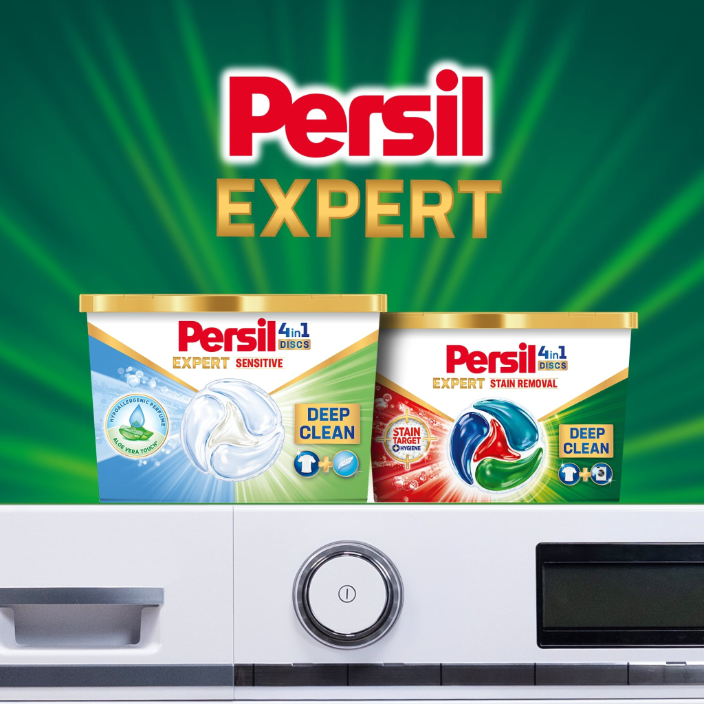 Капсули для прання Persil 4in1 Discs Expert Stain Removal Deep Clean 23 шт. (9000101829037) - фото 6 Капсули для прання Persil 4in1 Discs Expert Stain Removal Deep Clean 23 шт. (9000101829037) - фото 6
