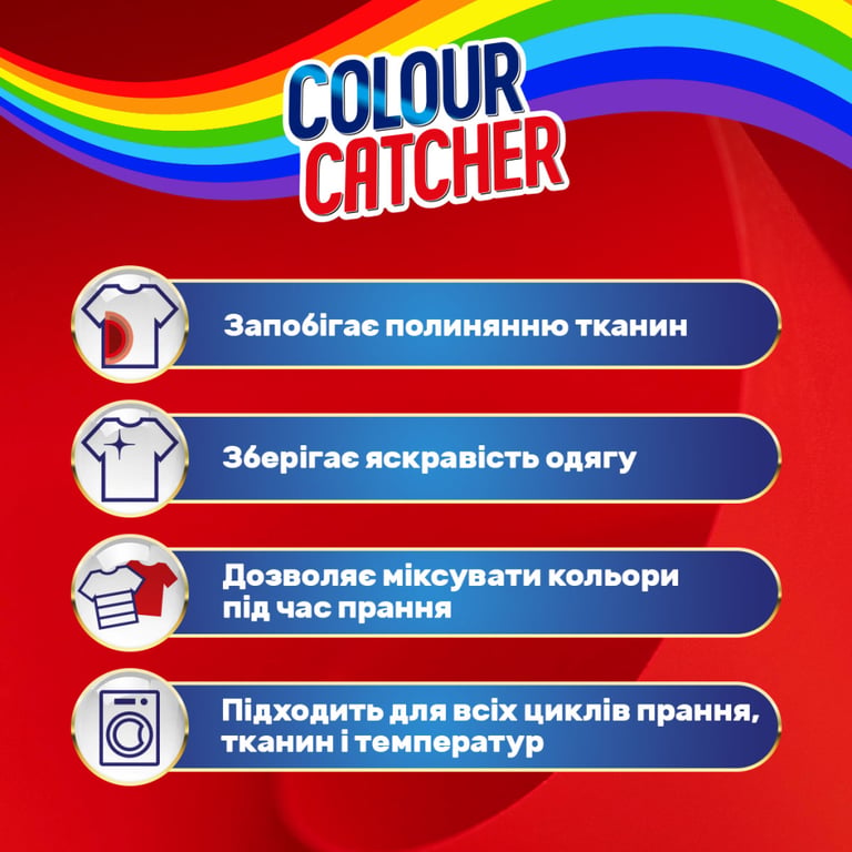 Серветки для прання K2r Colour Catcher Кольоропоглинаючі 22 шт. (9000101822427) - фото 2
