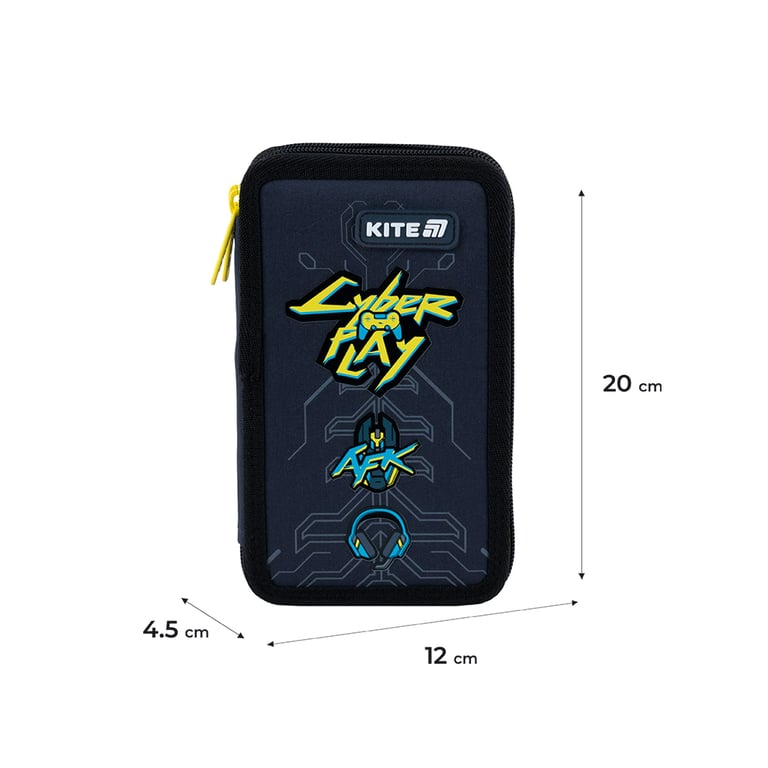 Пенал Kite 623 Cyber, 2 відділення (K25-623-4) - фото 2