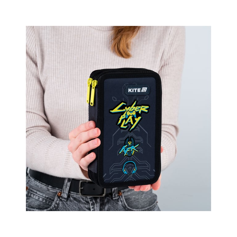 Пенал Kite 623 Cyber, 2 відділення (K25-623-4) - фото 7