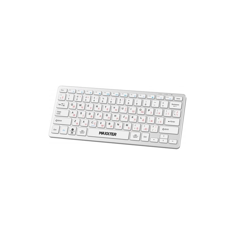 Клавіатура Maxxter KBW-C01S-UA Wireless UA White (KBW-C01S-UA) - фото 2
