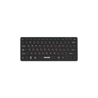 Клавіатура Maxxter KBW-C01B-UA Wireless UA Black (KBW-C01B-UA) - фото 1