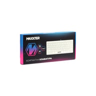 Клавіатура Maxxter KBM-C01W-UA USB UA White (KBM-C01W-UA) - фото 5