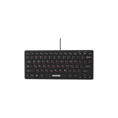 Клавіатура Maxxter KBM-C01B-UA USB UA Black (KBM-C01B-UA) - фото 1