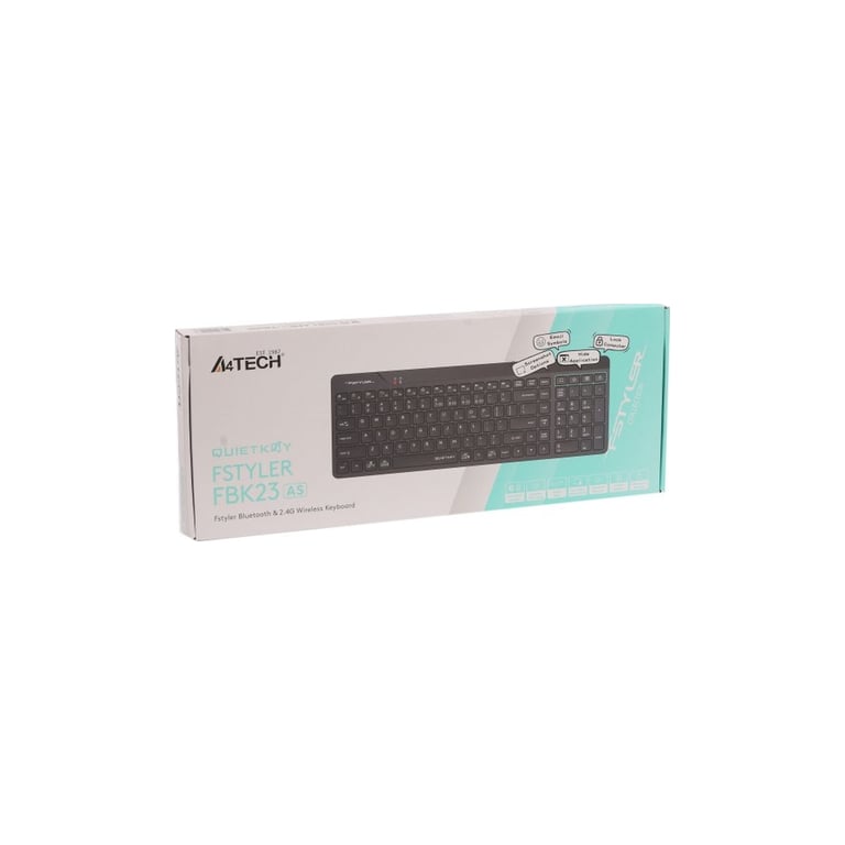 Клавіатура A4Tech FBK23 AS Wireless/Bluetooth Black (4711421001168) - фото 8
