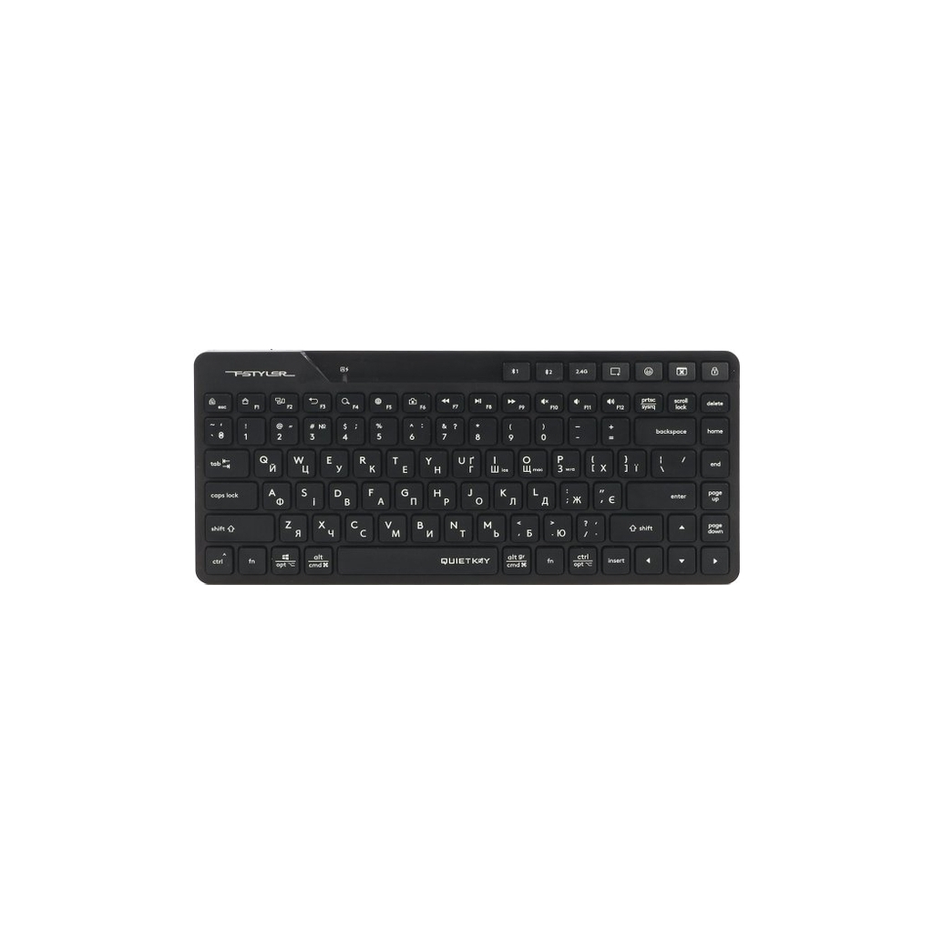Клавіатура A4Tech FBK26C AS Wireless/Bluetooth Black (4711421000208) - фото 1 Клавіатура A4Tech FBK26C AS Wireless/Bluetooth Black (4711421000208) - фото 1