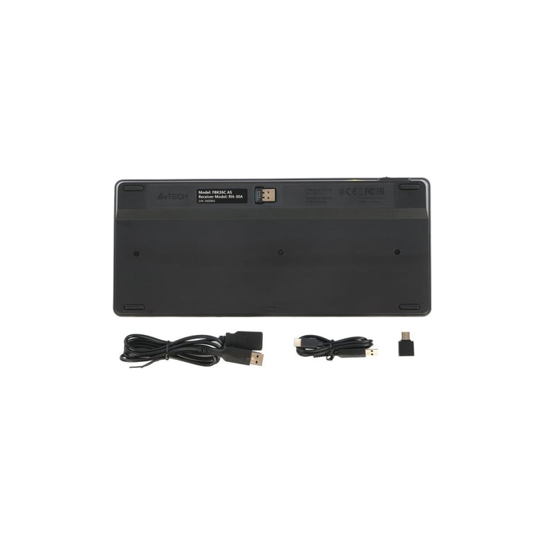 Клавіатура A4Tech FBK26C AS Wireless/Bluetooth Black (4711421000208) - фото 6