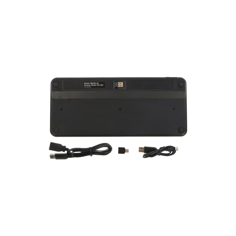Клавіатура A4Tech FBK36C Wireless/Bluetooth Black (4711421000222) - фото 6