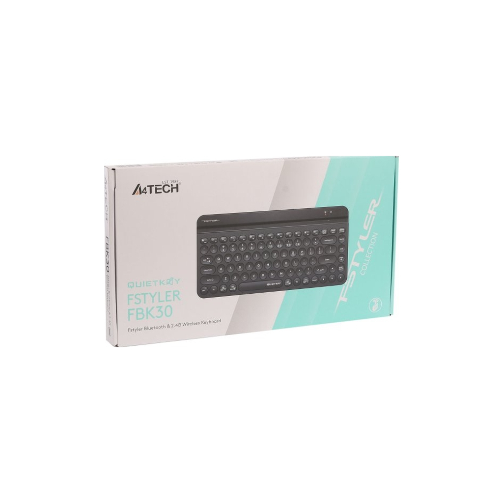 Клавіатура A4Tech FBK30 Wireless/Bluetooth Black (4711421972499) - фото 7 Клавіатура A4Tech FBK30 Wireless/Bluetooth Black (4711421972499) - фото 7