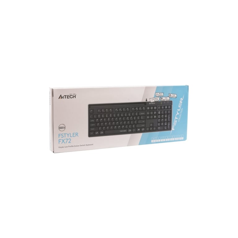Клавіатура A4Tech FX72 USB Black (4711421001885) - фото 9