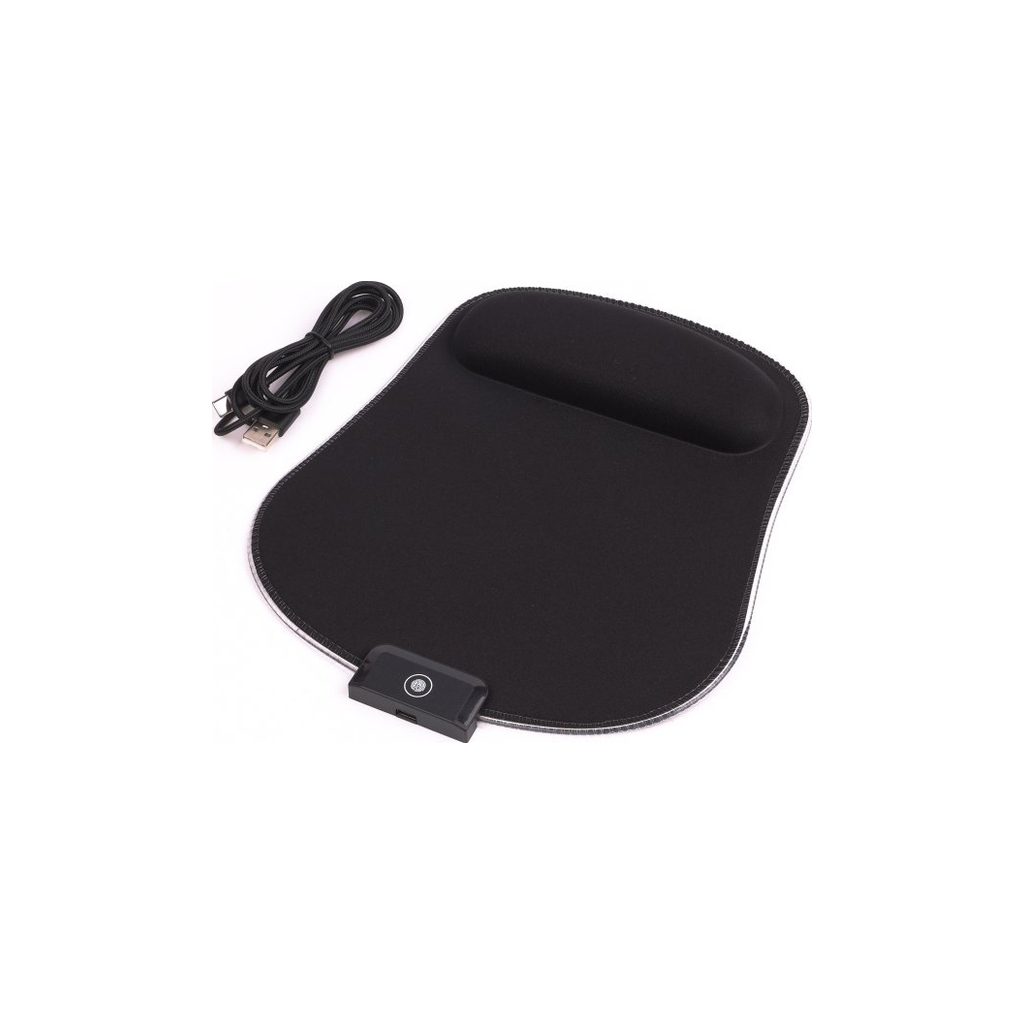 Килимок для мишки Maxxter MMP-LEDPAD-BK RGB Black (MMP-LEDPAD-BK) - фото 2 Килимок для мишки Maxxter MMP-LEDPAD-BK RGB Black (MMP-LEDPAD-BK) - фото 2