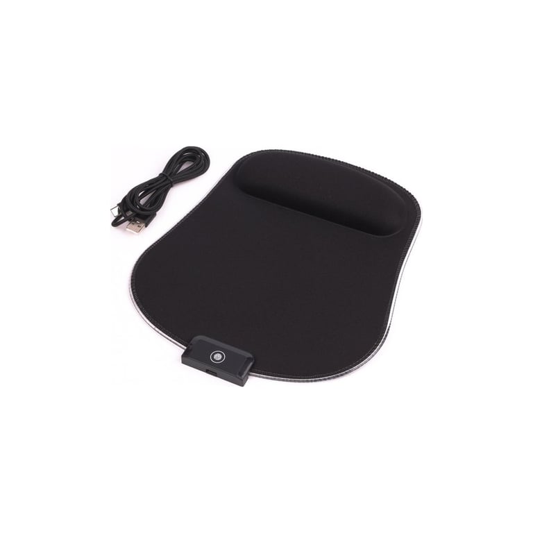 Килимок для мишки Maxxter MMP-LEDPAD-BK RGB Black (MMP-LEDPAD-BK) - фото 2