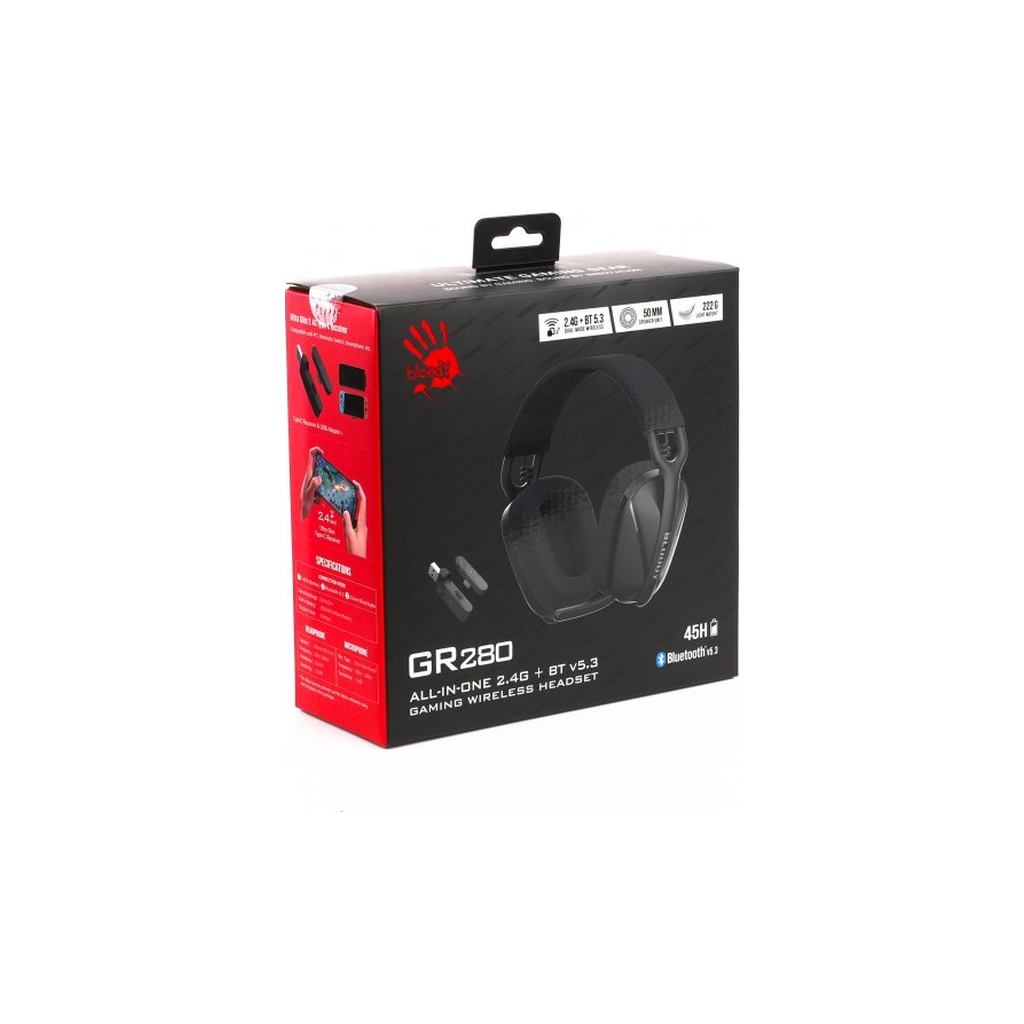 Навушники A4Tech Bloody GR280 Black (4711421001632) - фото 10 Навушники A4Tech Bloody GR280 Black (4711421001632) - фото 10