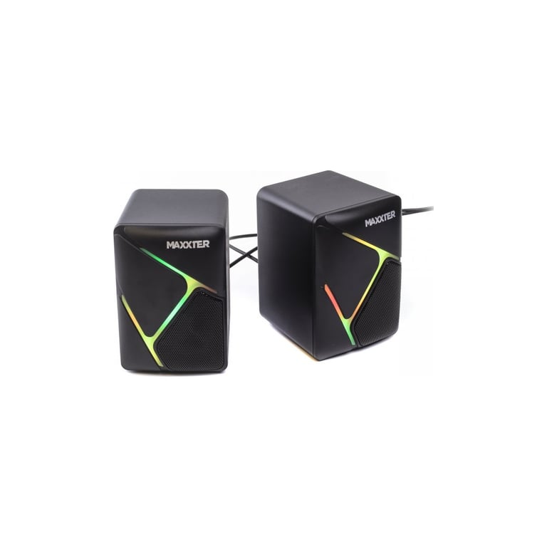 Акустична система Maxxter CSP-U004RGB USB Black (CSP-U004RGB) - фото 1