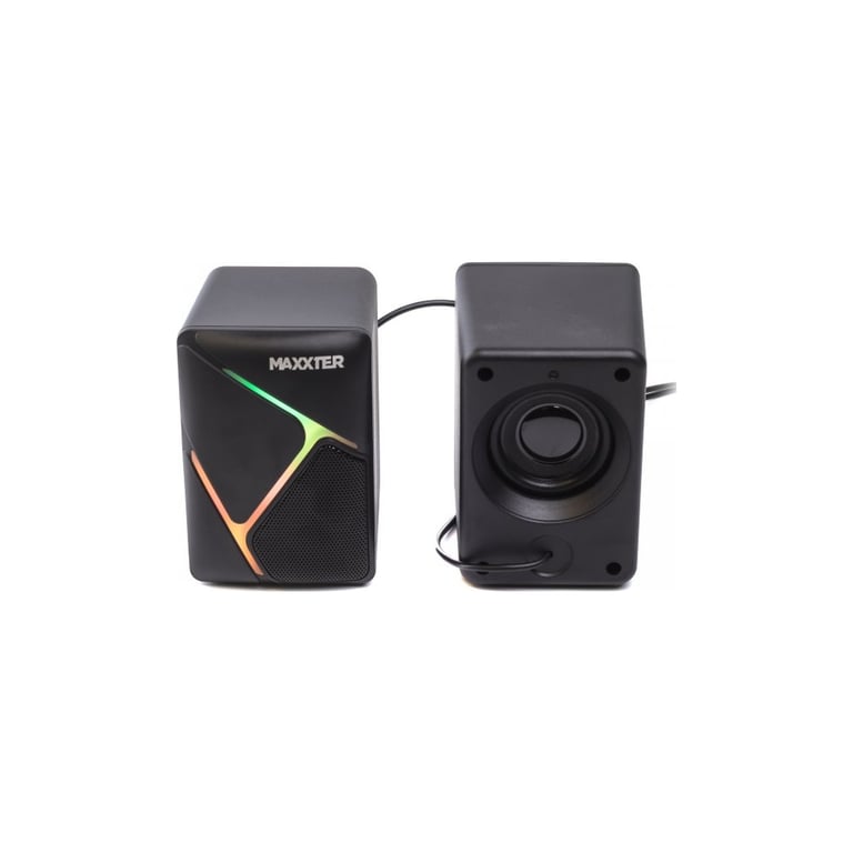 Акустична система Maxxter CSP-U004RGB USB Black (CSP-U004RGB) - фото 2
