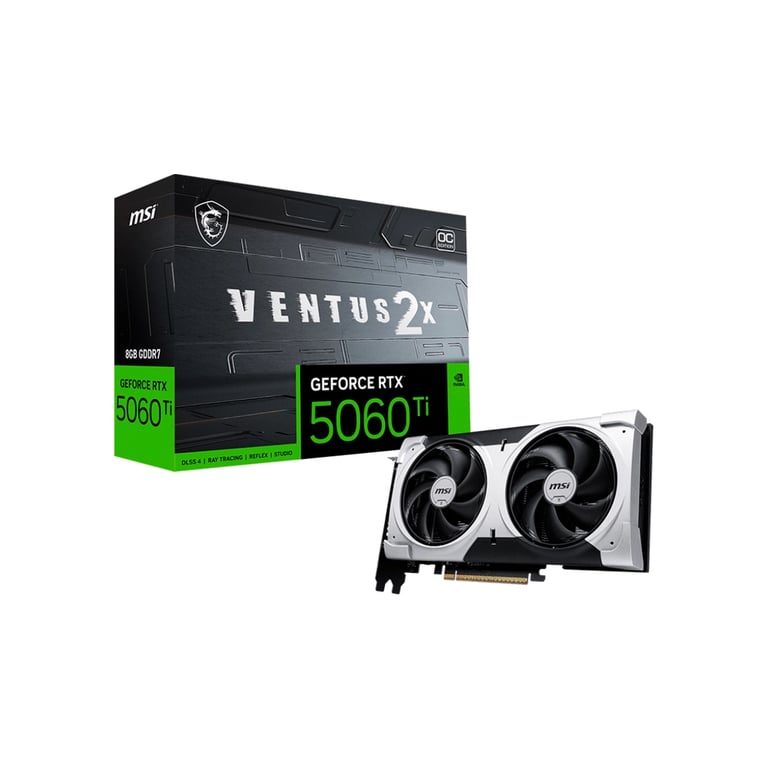 Відеокарта MSI GeForce RTX5060Ti 8Gb VENTUS 2X OC PLUS (RTX 5060 Ti 8G VENTUS 2X OC PLUS) - фото 5