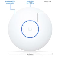 Точка доступу Wi-Fi Ubiquiti UniFi U7 Lite (U7-Lite) - фото 9