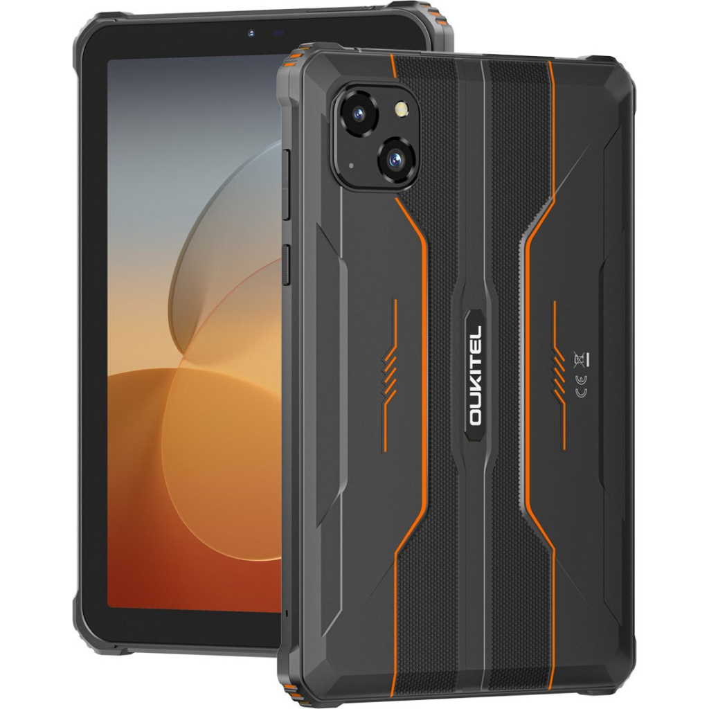 Планшет OUKITEL RT3 pro 8" 4/128GB NFC LTE Black-Orange (6931940767187) - фото 11 Планшет OUKITEL RT3 pro 8" 4/128GB NFC LTE Black-Orange (6931940767187) - фото 11