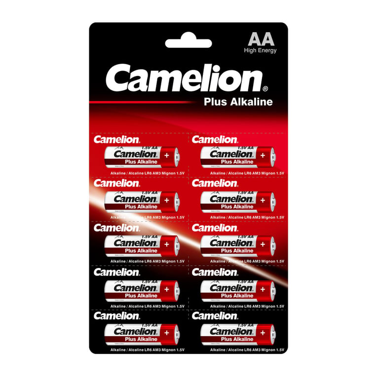 Батарейка Camelion AA LR6 Plus Alkaline * 10 (LR6-BP1x10P) - фото 1