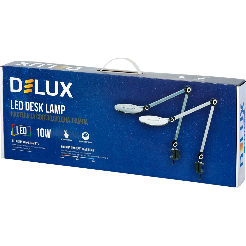 Настільна лампа Delux TF-530_10 Вт LED 3000K-4000K-6000K (90018131) - фото 3 Настільна лампа Delux TF-530_10 Вт LED 3000K-4000K-6000K (90018131) - фото 3