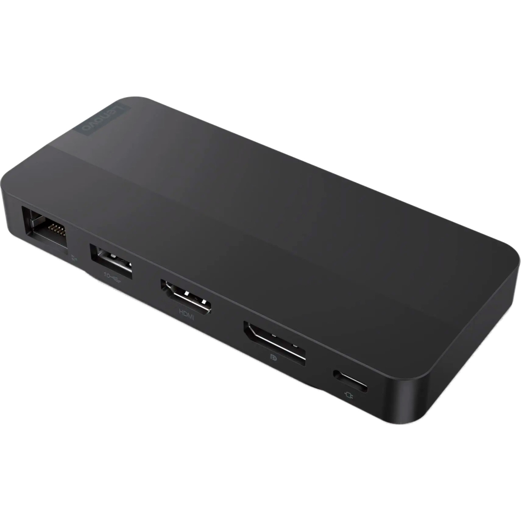 Порт-реплікатор Lenovo USB-C Dual Display Travel Dock (w/ adapter) (40B90100EU) Порт-реплікатор Lenovo USB-C Dual Display Travel Dock (w/ adapter) (40B90100EU)