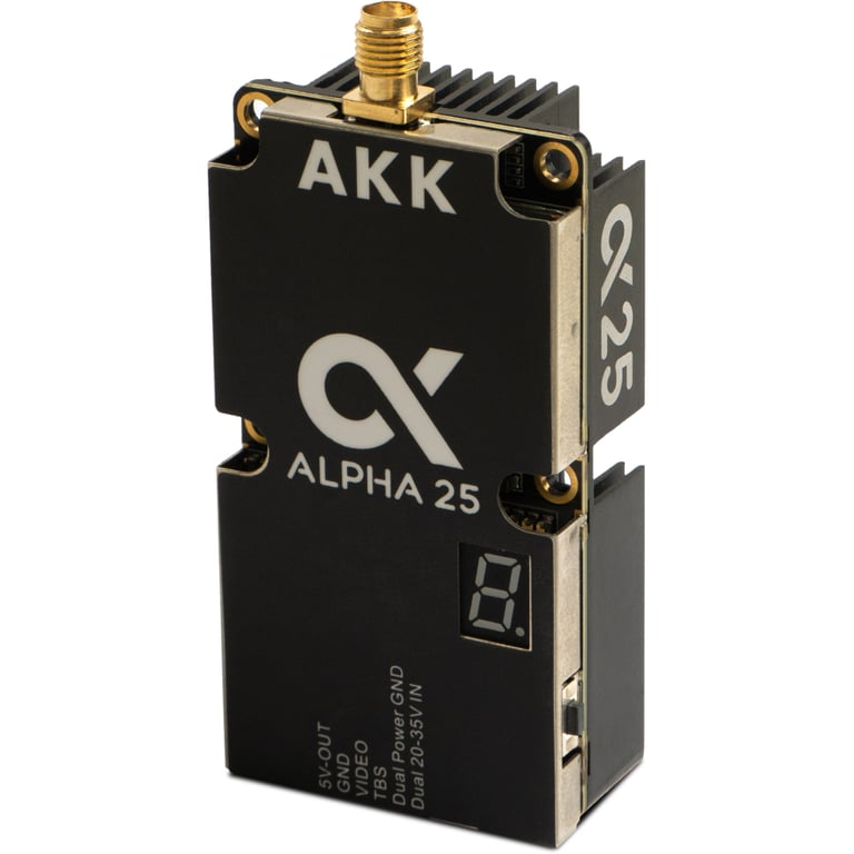 Відеопередавач (VTX) AKK Alpha 25W 4.9G-6G 96CH (A25) - фото 1