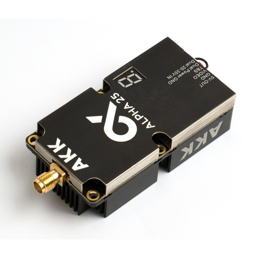 Відеопередавач (VTX) AKK Alpha 25W 4.9G-6G 96CH (A25) - фото 5 Відеопередавач (VTX) AKK Alpha 25W 4.9G-6G 96CH (A25) - фото 5