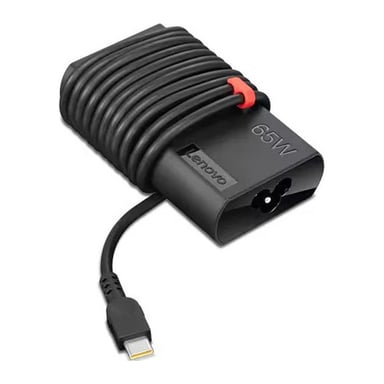 Блок живлення до ноутбуку Lenovo 65W Slim AC (USB-C) (GX20Z46255) - фото 1