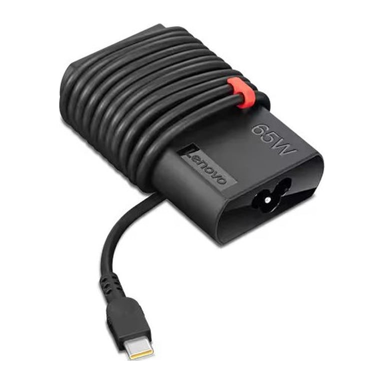 Блок живлення до ноутбуку Lenovo 65W Slim AC (USB-C) (GX20Z46255) - фото 1
