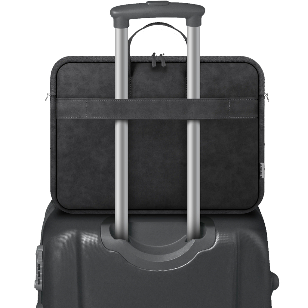 Сумка для ноутбука Defender 15.6" Solid PU black (26091) - фото 5 Сумка для ноутбука Defender 15.6" Solid PU black (26091) - фото 5