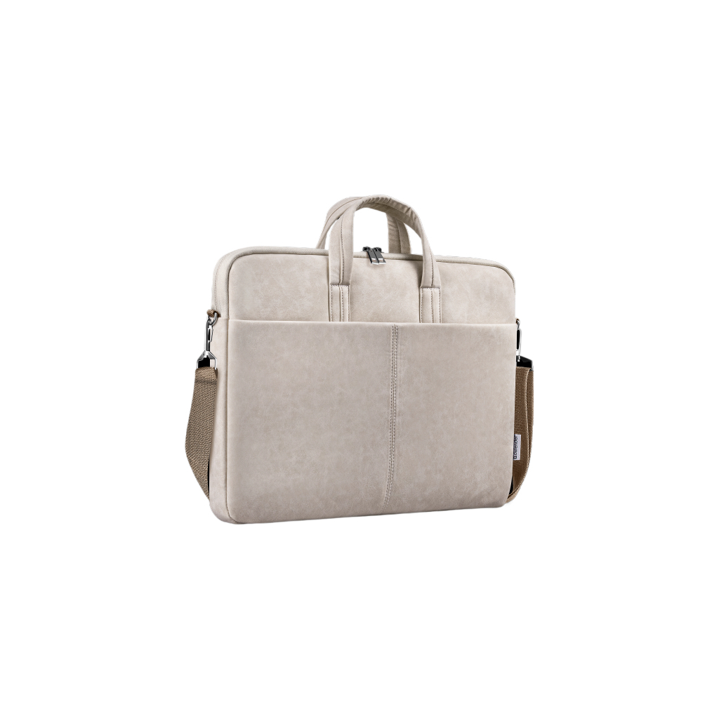 Сумка для ноутбука Defender 15.6" Solid PU beige (26126) - фото 1 Сумка для ноутбука Defender 15.6" Solid PU beige (26126) - фото 1