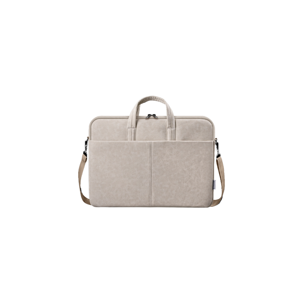 Сумка для ноутбука Defender 15.6" Solid PU beige (26126) - фото 3 Сумка для ноутбука Defender 15.6" Solid PU beige (26126) - фото 3