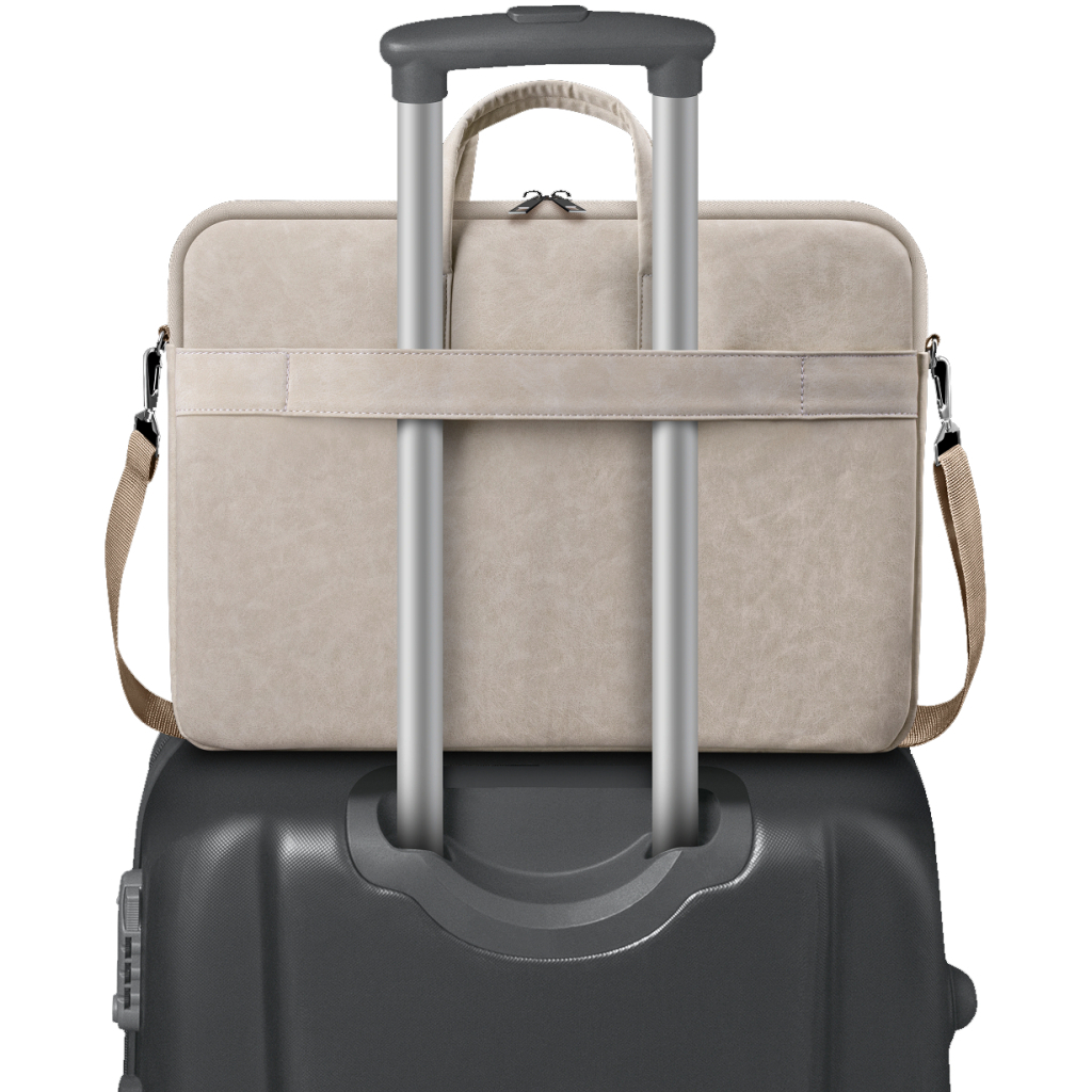 Сумка для ноутбука Defender 15.6" Solid PU beige (26126) - фото 5 Сумка для ноутбука Defender 15.6" Solid PU beige (26126) - фото 5