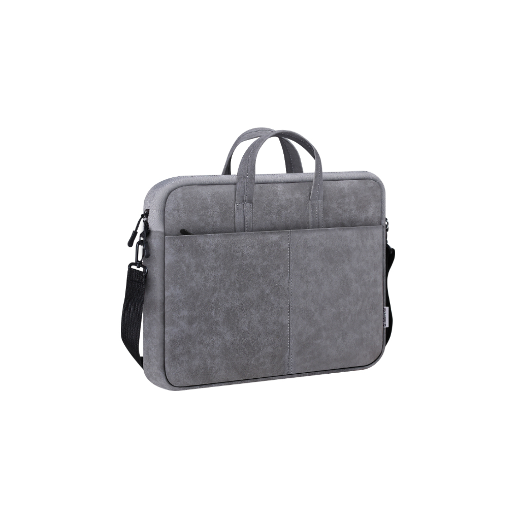 Сумка для ноутбука Defender 15.6" Solid PU gray (26088) - фото 1 Сумка для ноутбука Defender 15.6" Solid PU gray (26088) - фото 1
