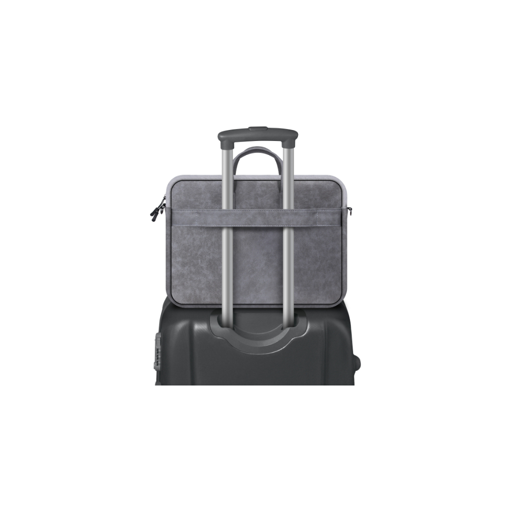 Сумка для ноутбука Defender 15.6" Solid PU gray (26088) - фото 2 Сумка для ноутбука Defender 15.6" Solid PU gray (26088) - фото 2