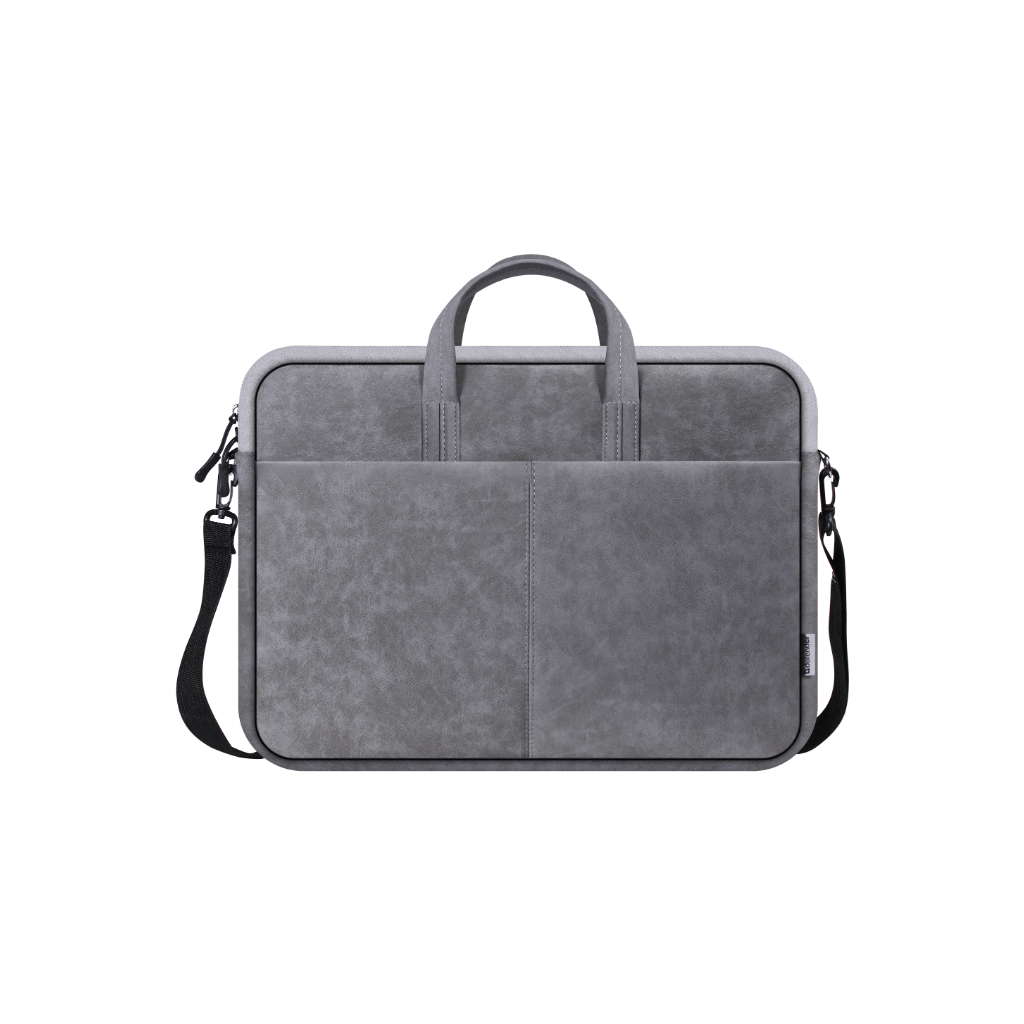 Сумка для ноутбука Defender 15.6" Solid PU gray (26088) - фото 3 Сумка для ноутбука Defender 15.6" Solid PU gray (26088) - фото 3