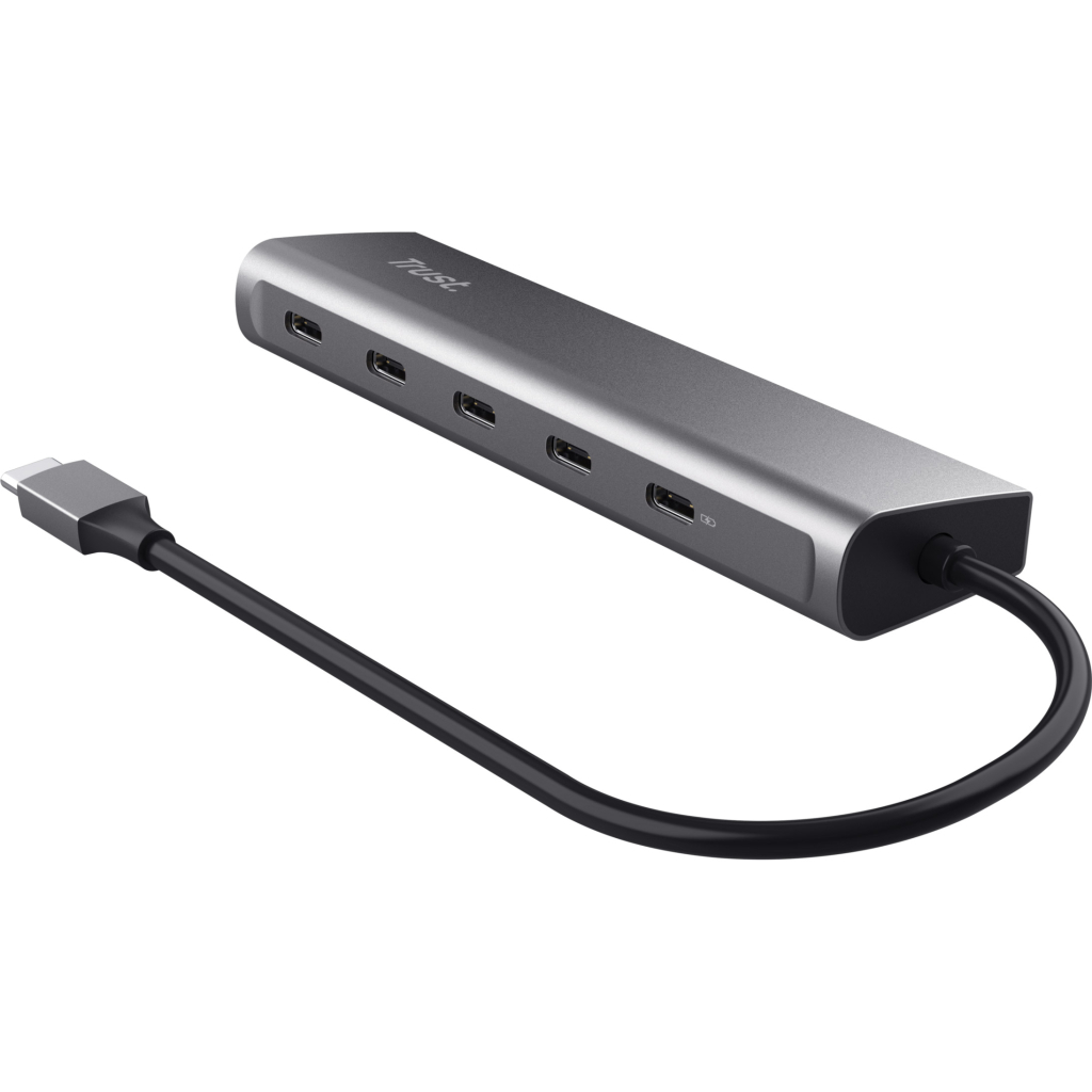 Концентратор Trust Halyx 5-Port USB-C Hub (25136) - фото 2 Концентратор Trust Halyx 5-Port USB-C Hub (25136) - фото 2
