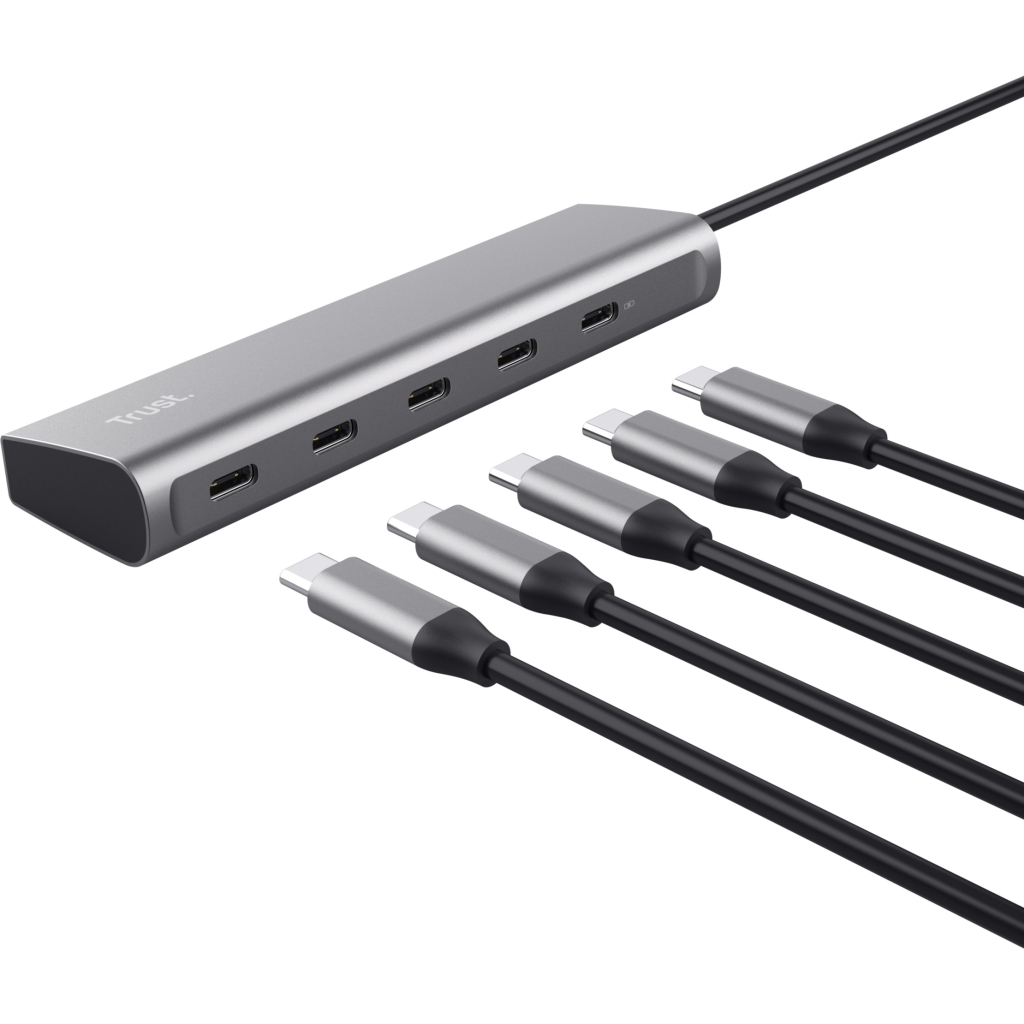 Концентратор Trust Halyx 5-Port USB-C Hub (25136) - фото 5 Концентратор Trust Halyx 5-Port USB-C Hub (25136) - фото 5