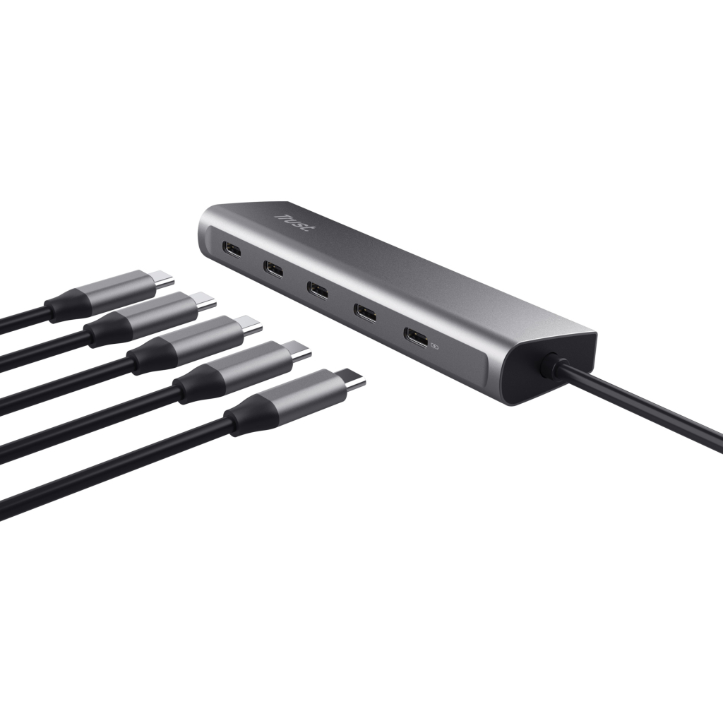 Концентратор Trust Halyx 5-Port USB-C Hub (25136) - фото 6 Концентратор Trust Halyx 5-Port USB-C Hub (25136) - фото 6