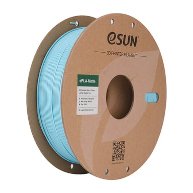 Пластик для 3D-принтера eSUN ePLA-Matte, 1,75мм, 1кг, blue (ePLA-Matte-P175LU1) - фото 1