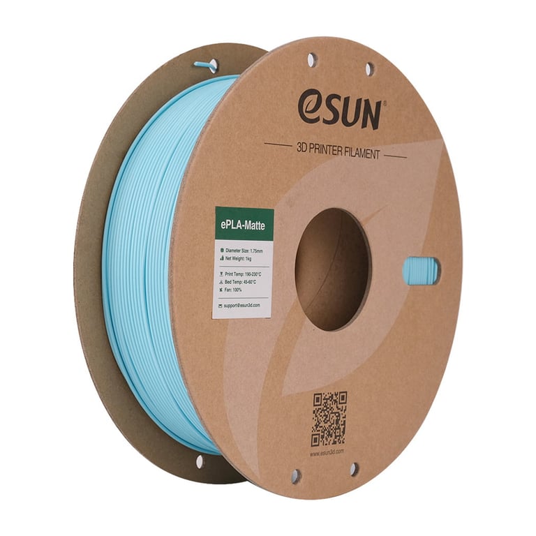 Пластик для 3D-принтера eSUN ePLA-Matte, 1,75мм, 1кг, blue (ePLA-Matte-P175LU1) - фото 1